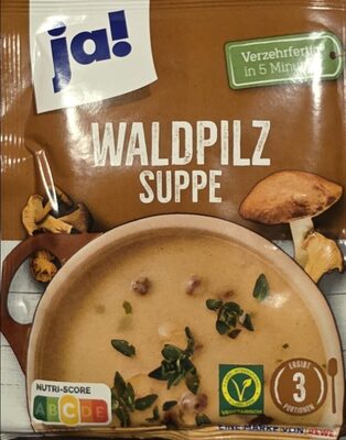 Ja! Waldpilzsuppe 750ml Bt