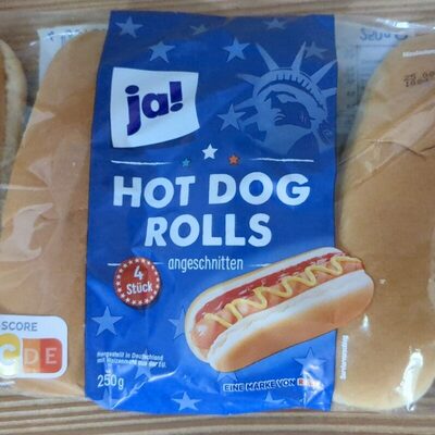 Ja! Hot Dog Rolls Geschn. 250g Pk