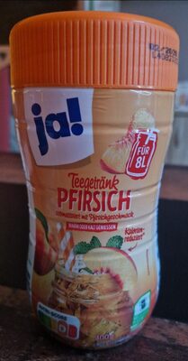 Ja! Pfirsichtee Cal.-red. 400g Ds