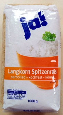 Ja! Parboiled Reis 1000g Pk