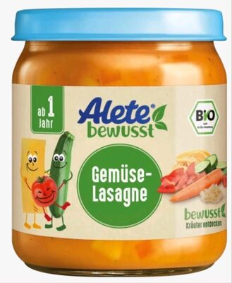 Alete Bio Gem.lasagne 1 J 250g Gl