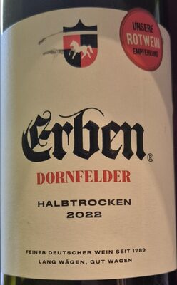 Erben Erben Dornfelder Rot Halbtrocken 0,75-l