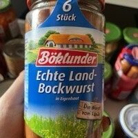 Böklunder Echte Land-Bockwurst 345g