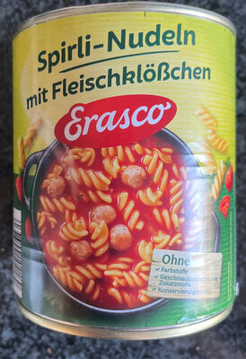 Erasco Spirli Nudeln M.flei. 800g Ds