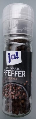Ja! Pfeffer Schwarz Ganz 50g Gl