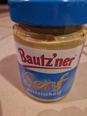 Bautzner Senf Mittelscharf 250ml Gl