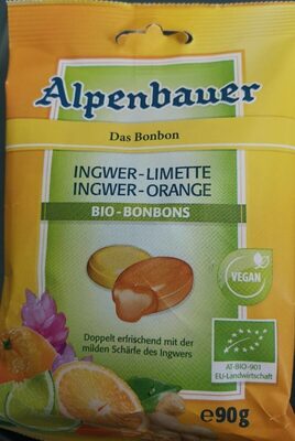Alpenbauer Bio Ingw. Limette-ora. 90g Bt