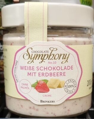BRINKERS Chocolate Symphony No.10 White mit Erdbeere 200g