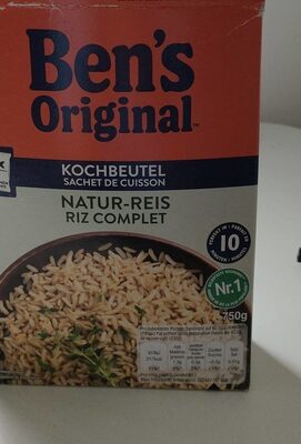 Bens Original Natur-reis Im Kb 750g Pk