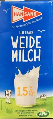 Hansano H-weidemilch 1l 1,5% 1l Pk