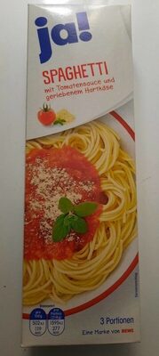 Ja! Spaghettiger. Tomate 400g Pk