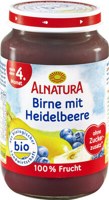 Alnatura Bio Birne Mit Heidelbeere
