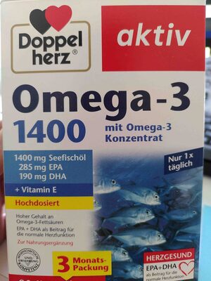 Doppelherz Dh Omega-3 1400 Kps. 90 171,3 G