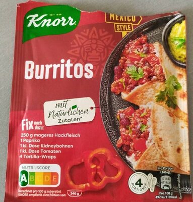 Knorr Fix Burritos 33g Bt