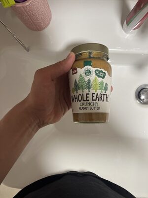 Whole Earth Peanut Butter Crunchy 340g Gl