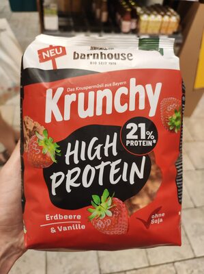 Barnhouse Krunchy High Prot,bio 450g Bt