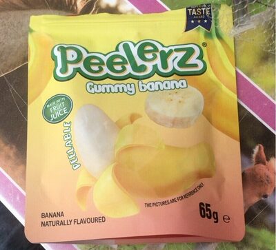 Amos Peelerz Gummy Banana 65g Bt
