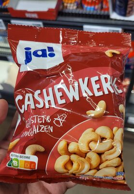 Ja! Cashews Geroe Ungesalz 150g Bt