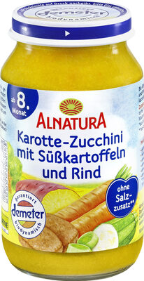 Alnatura Bio Karotte-zucchini Mit Süßkartoffeln & Rind