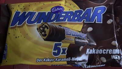 Cadbury Wunderbar Kakao 5x37g = 185g