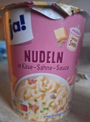 JA! NUDELN KAESE SAHNE 71G BE