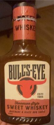 Bulls Eye Bbq Sauce Sweet Whisky 300ml Fl