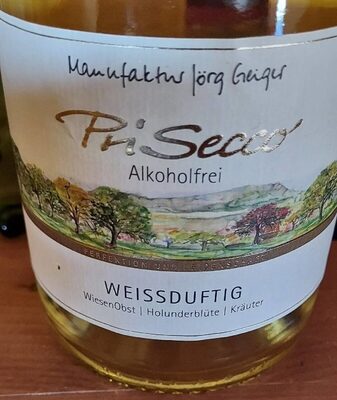 Joerg Geiger Prisecco Weissduftig 0,75l Fl
