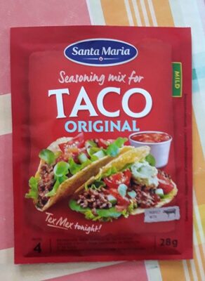 Santa Maria Taco Seasoning Mix 28g Bt