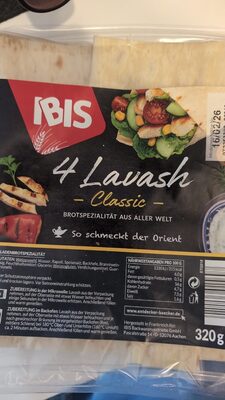 Ibis Lavash Brot 320g Pk