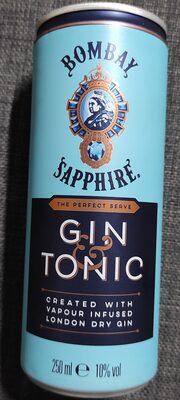 Bombay Sapphire + Tonic 10% Vol.