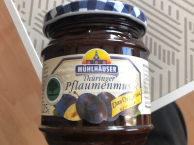 Muehlhaeuser Pflaumenmus 225g Gl