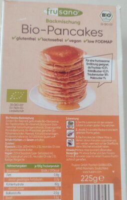 Frusano Bio Pancakes 225g Pk