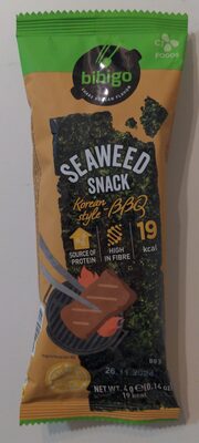 Bibigo Seealgen Snack Korean 4g Pk