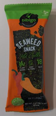 Bibigo Seealgen Snack Hot Chi 4g Pk
