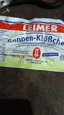 Leimer Gemuesekloesschen 100g Pk