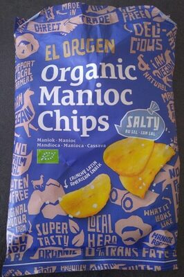 El Origen Maniok Chips Ges,bio 60g Bt