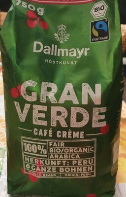 Dallmayr Crema D'oro Organic 750g Pk
