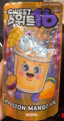 Sweet16 Passion Mango Ade 200ml Bt