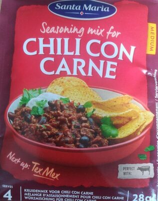 Santa Maria Chili C.carne Seas.mix 28g Bt