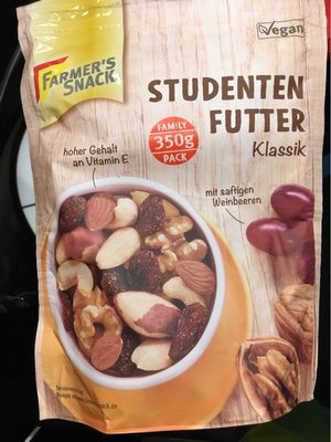 Farmer´s Studentenfutter  Classic,mit Saftigen Jumbo-weinb. 350g Bt