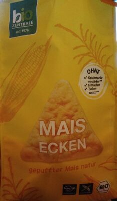 Bio Zentrale Mais Ecken Natur 90g Bt