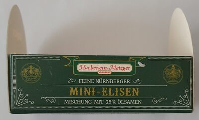Haeberlein Metzger Mini-Elisenlebkuchen glasiert "classic" 50g