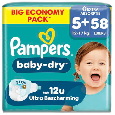 Pampers  Bd Big Eco  Gr.5+ Junior+ 58st Pk