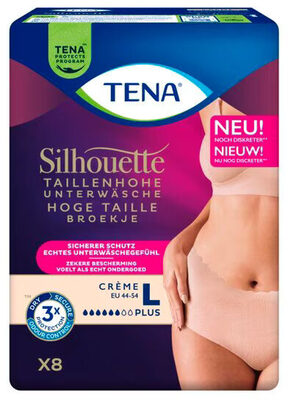 Tena Silhouet Plus Pants Creme L 8st Pk