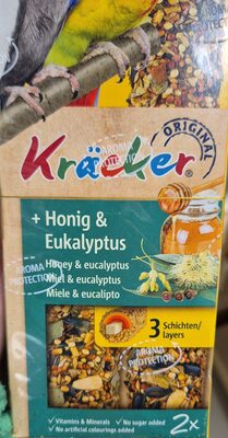 Leckereien Kräcker® Honig & Eukalyptus,großsittich 2er Pk